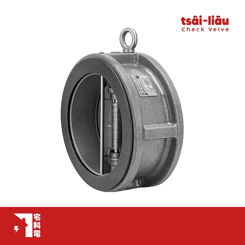 【宅料電】逆止閥 10K鑄鐵雙瓣式逆止閥(法蘭口)FS-074富山牌